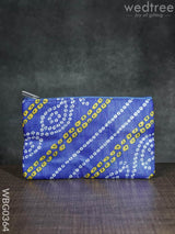 Bandhani Purse - Wbg0364 Clutches & Purses