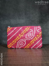 Bandhani Purse - Wbg0364 Clutches & Purses