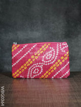 Bandhani Purse - Wbg0364 Clutches & Purses