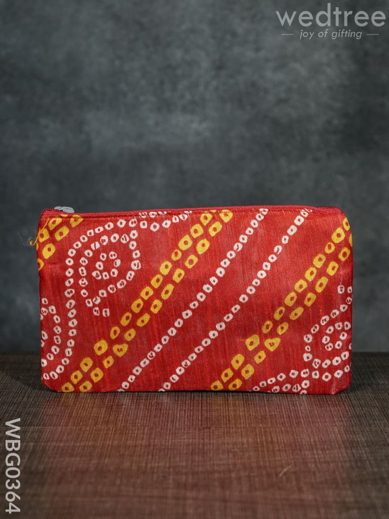 Bandhani Purse - Wbg0364 Clutches & Purses