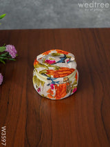 Bangle Box With Floral Design - W3597 Jewellery Holders