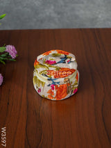 Bangle Box With Floral Design - W3597 Jewellery Holders