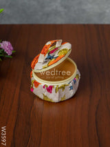 Bangle Box With Floral Design - W3597 Jewellery Holders