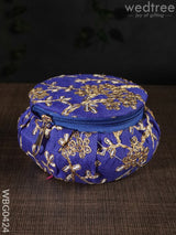 Bangle Box With Floral Embroidery (Big)- Wbg0424 Jewelry Holders