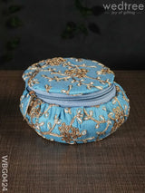 Bangle Box With Floral Embroidery (Big)- Wbg0424 Jewelry Holders