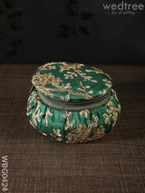 Bangle Box With Floral Embroidery (Big)- Wbg0424 Jewelry Holders