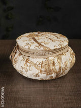 Bangle Box With Floral Embroidery (Big)- Wbg0424 Jewelry Holders