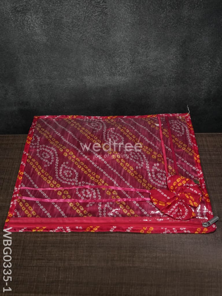 Bhandani Print Saree Cover - Wbg0335 Bags