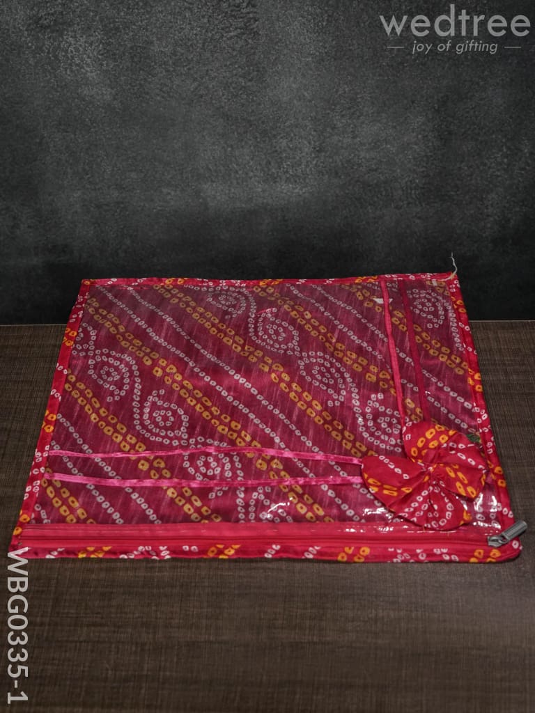 Bhandani Print Saree Cover - Wbg0335 Bags