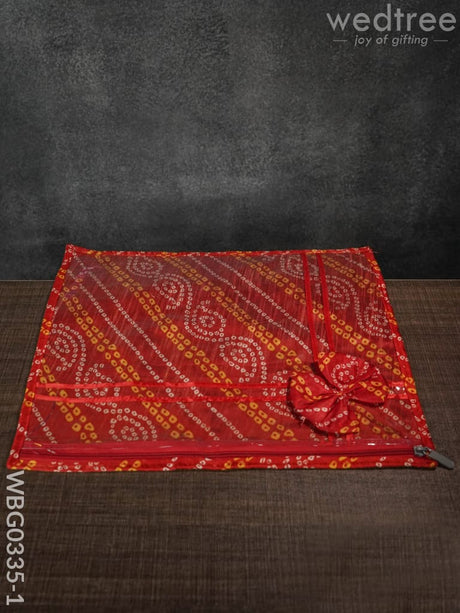 Bhandani Print Saree Cover - Wbg0335 Bags