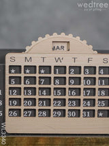 Black Matte Finish Pen Stand With Infinite Calender - Wl3340 Corporate Gifts