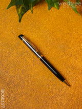 Black With Gold Finish - Roller Ball Point Pen Bcg0157 Office Utility