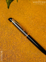 Black With Gold Finish - Roller Ball Point Pen Bcg0157 Office Utility