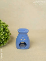 Blue Pottery Diffuser Candle Holder With Lavender Oil And Incense Sticks - Wl3505-2 Candles &