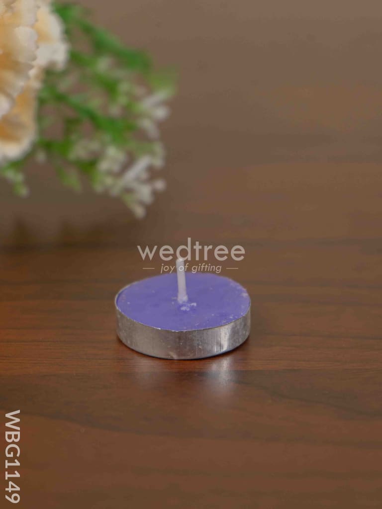 Blue Pottery Diffuser Candle Holder With Lavender Oil - Wbg1149 Home Decors