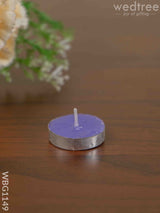 Blue Pottery Diffuser Candle Holder With Lavender Oil - Wbg1149 Home Decors