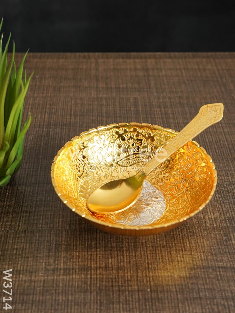 Bowl With Spoon - W3714 Bowls