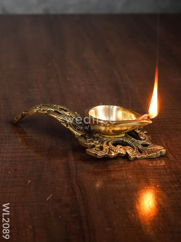 Brass Aarti Diya - Wl2089