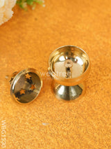 Brass Akhand Diya - 4 Inch Wbg1530 Rg