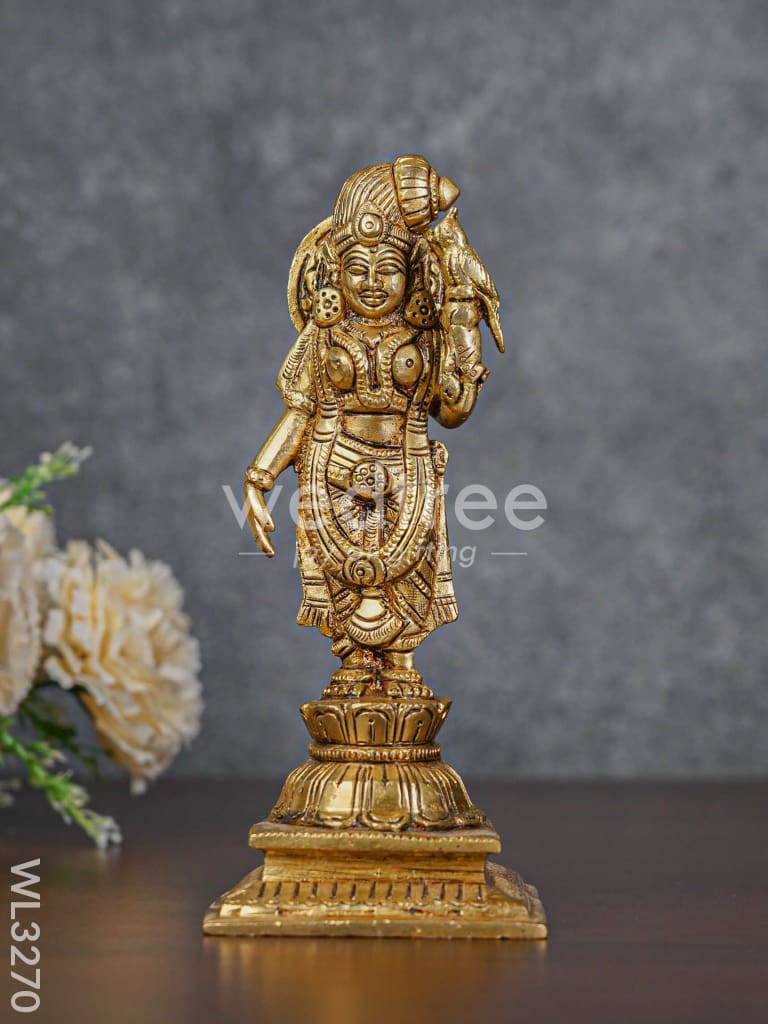 Brass Meenakshi Idol - Wl3270 Figurines