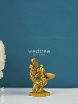 Brass Annapakshi Diya - Set Of 2 Wl4575