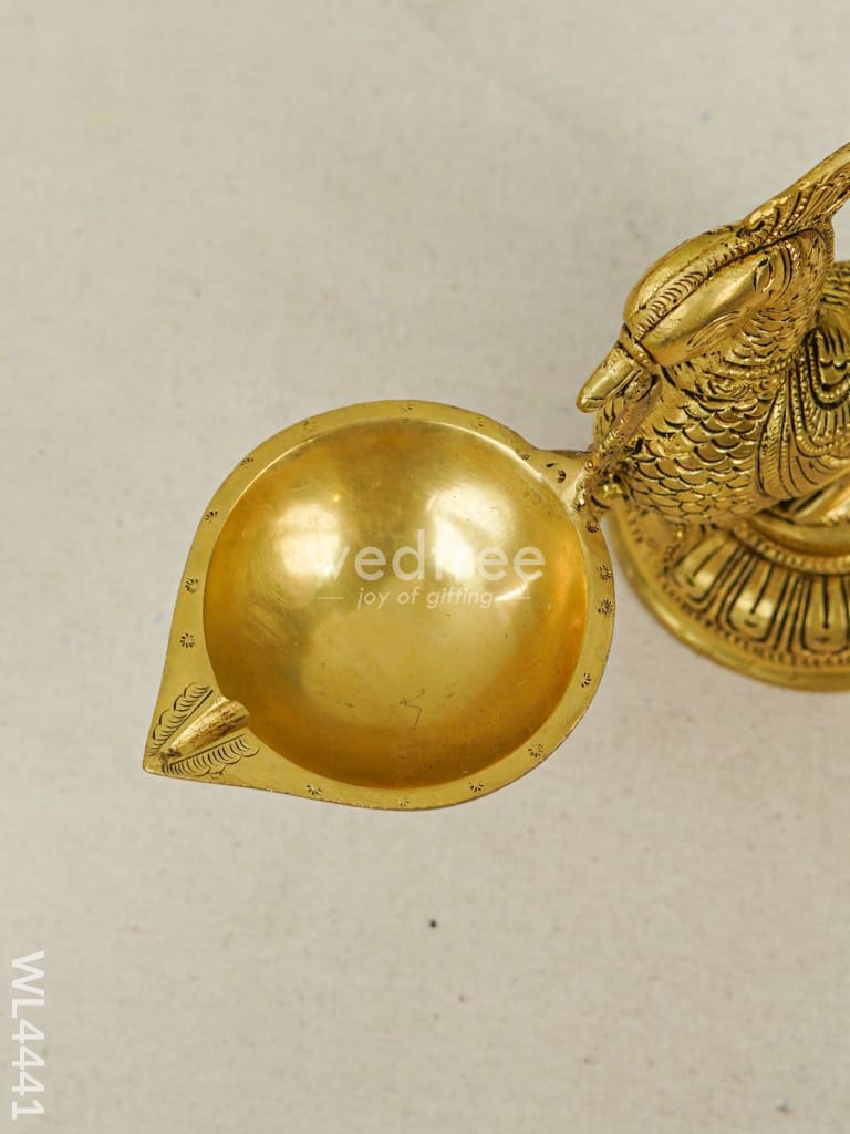 Brass Annapakshi Diya - Wl4441