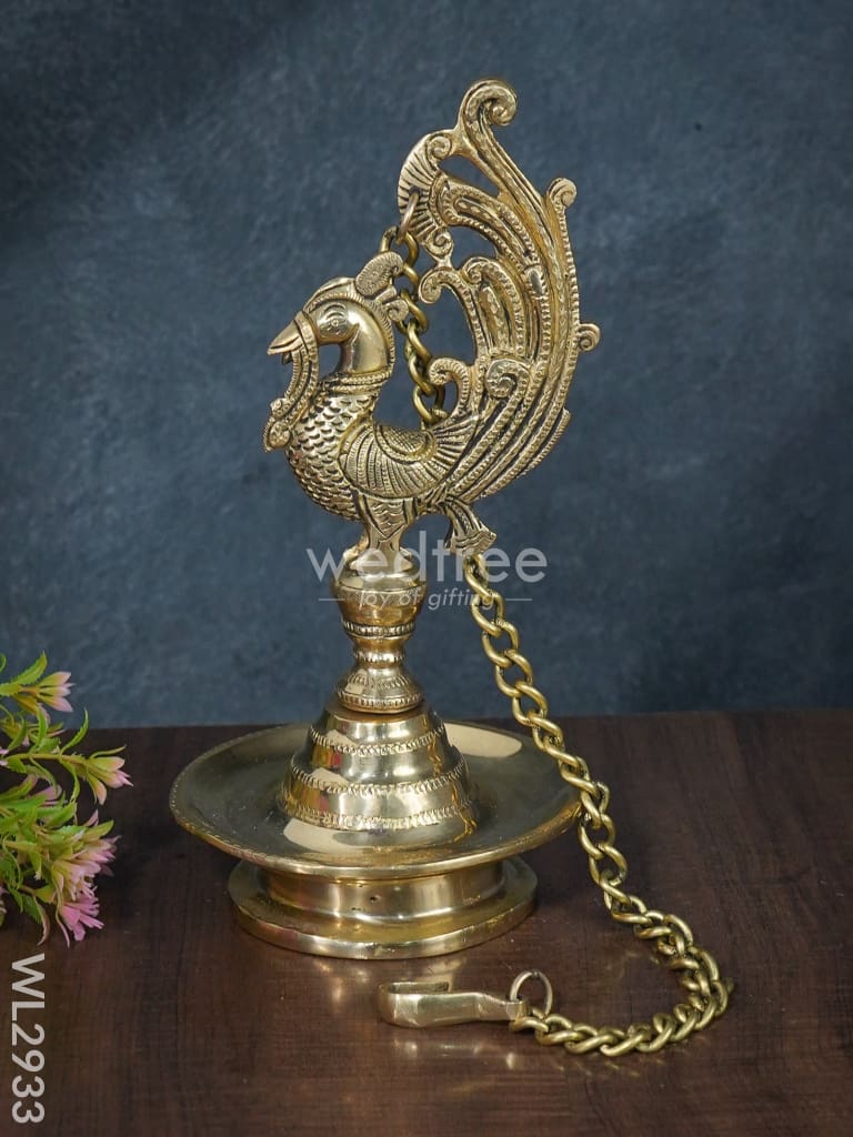 Brass Annapakshi Hanging Diya - Wl2933