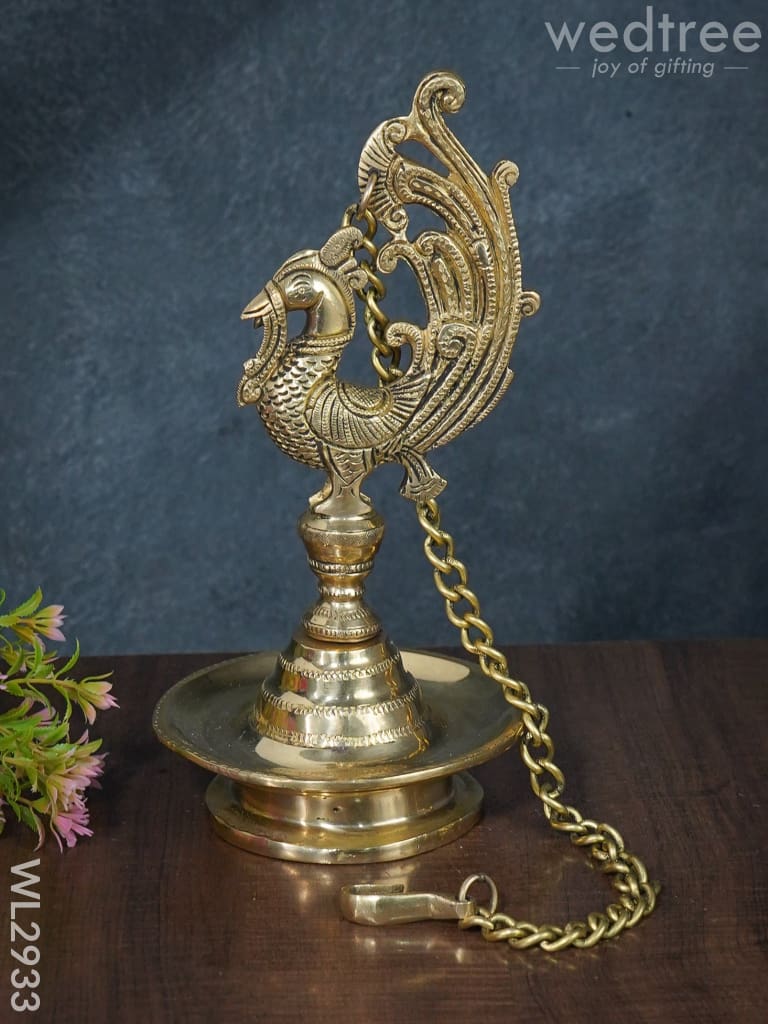 Brass Annapakshi Hanging Diya - Wl2933