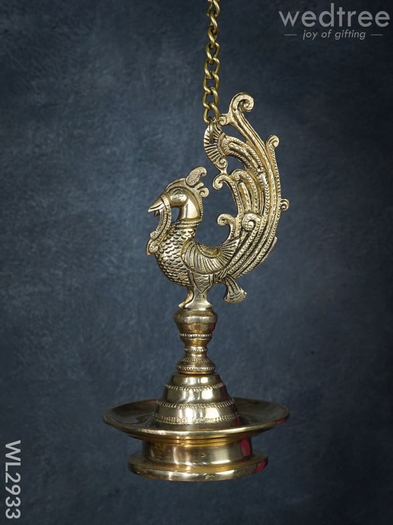 Brass Annapakshi Hanging Diya - Wl2933