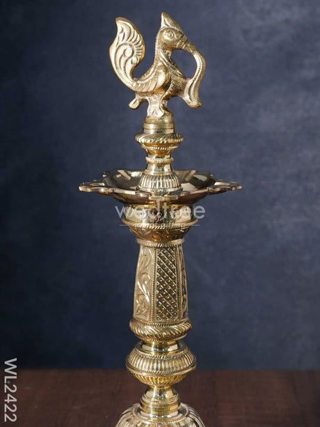 Brass Annapakshi Kuthu Vilakku - Wl2422 Diya