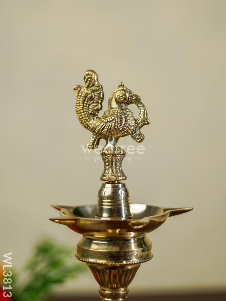 Brass Annapakshi Kuthu Vilaku - 12 Inch Wl3813 Diya