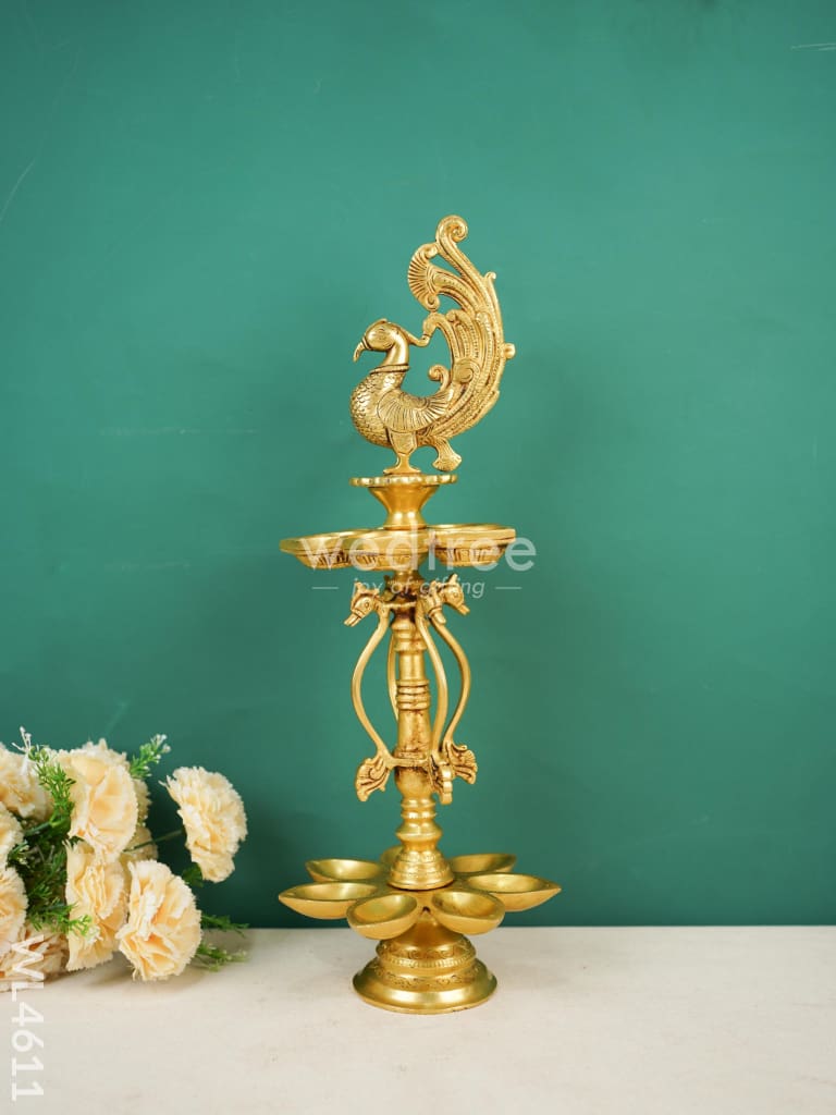 Brass Annapakshi Kuthu Vilaku - Wl4611 Diya