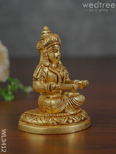 Brass Annapoorni Idol - Wl3412 Figurines