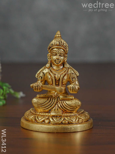 Brass Annapoorni Idol - Wl3412 Figurines