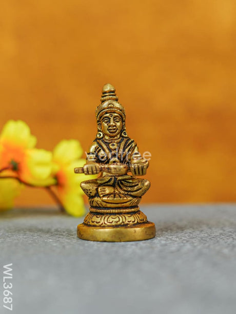 Brass Annapoorni Idol - Wl3687 Figurines