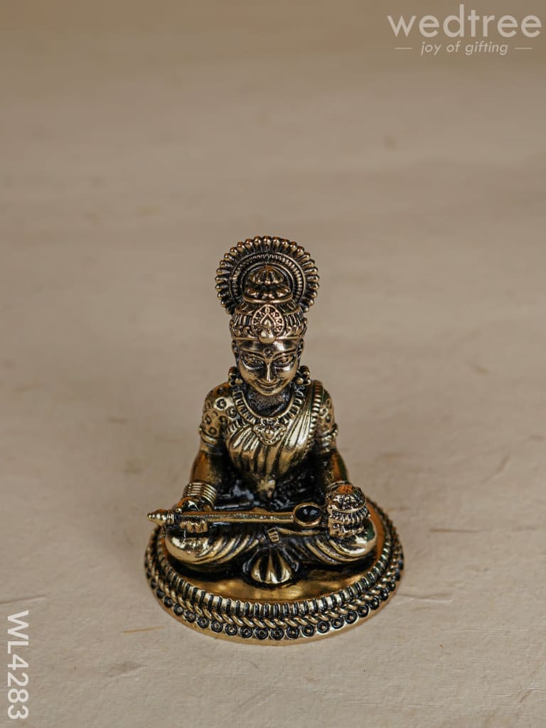 Brass Antique Annapoorni Idol - Wl4283 Figurines