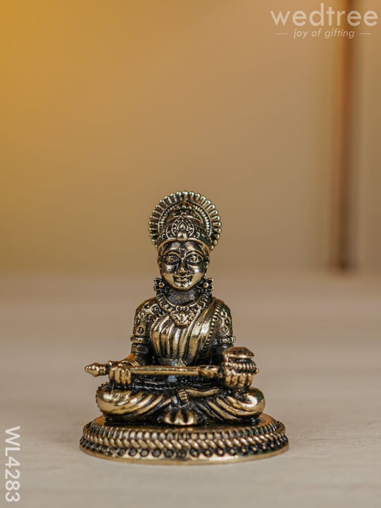 Brass Antique Annapoorni Idol - Wl4283 Figurines