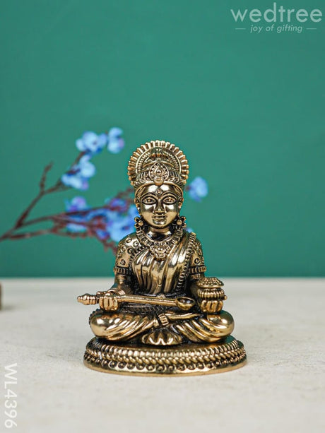 Brass Antique Annapoorni Idol - Wl4396 Figurines