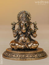 Brass Antique Ganesha Idol - Wl4282 Figurines