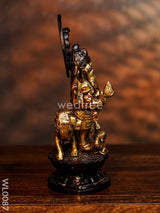 Brass Ashta Bhuja Ganesha - Wl0087 Figurines