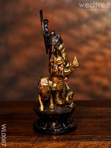 Brass Ashta Bhuja Ganesha - Wl0087 Figurines