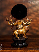 Brass Ashta Bhuja Ganesha - Wl0087 Figurines