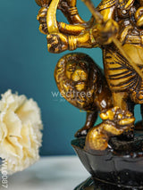 Brass Ashta Bhuja Ganesha - Wl0087 Figurines