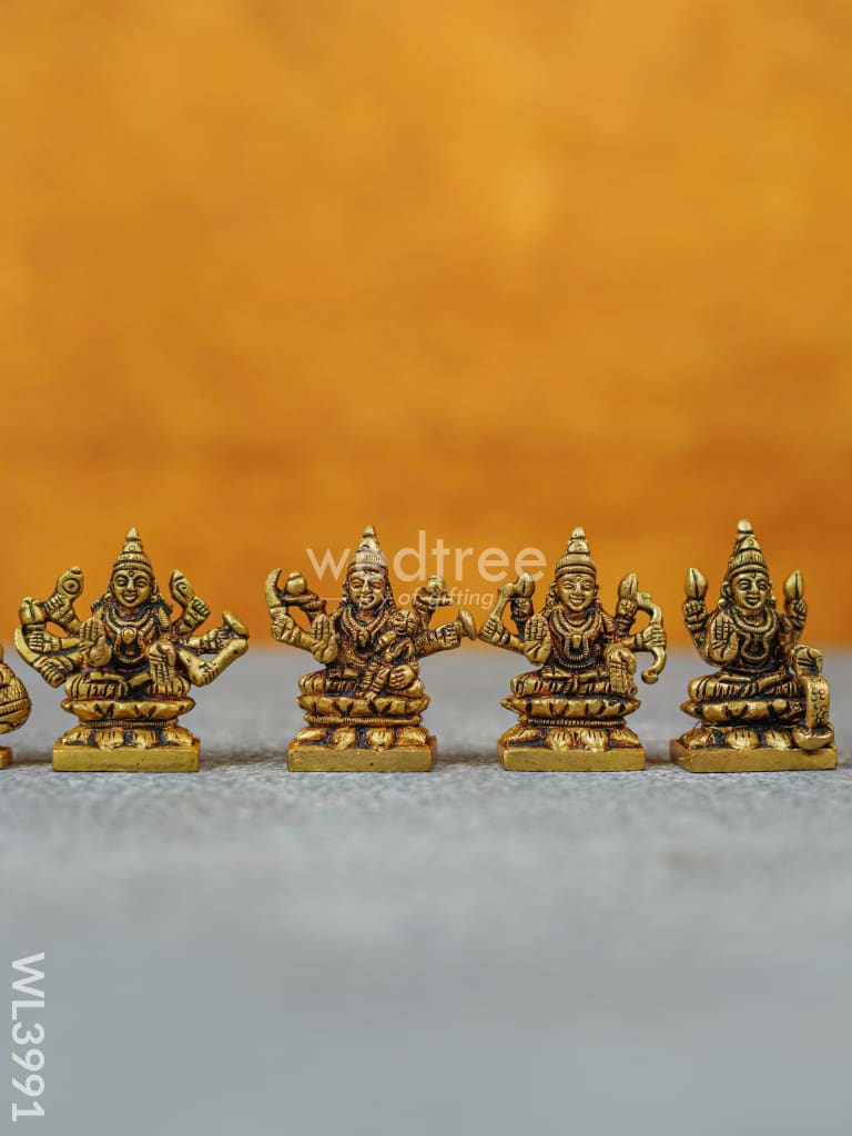 Brass Ashtalakshmi - 2.5 Inch Wl3991 Figurines