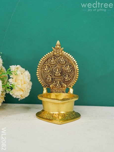 Brass Ashtalakshmi Diya - Wl2082