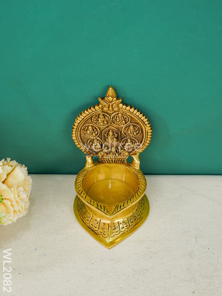 Brass Ashtalakshmi Diya - Wl2082