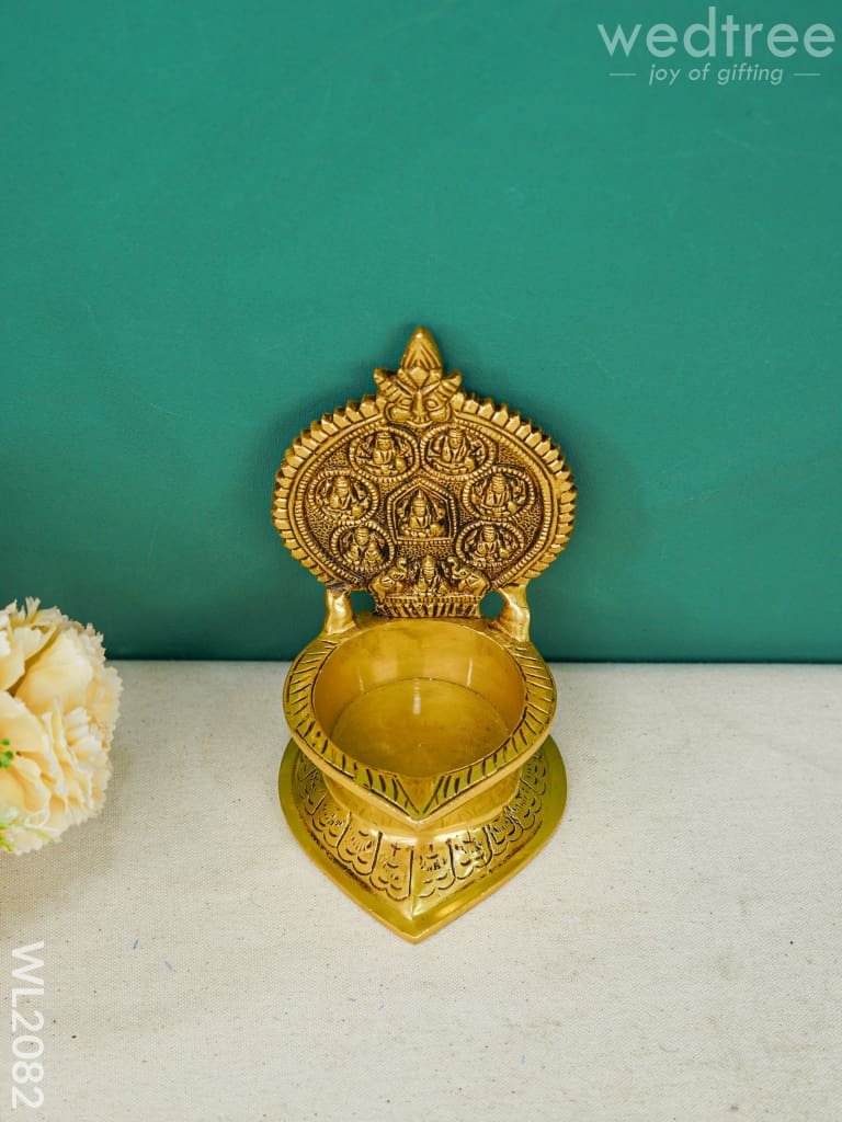 Brass Ashtalakshmi Diya - Wl2082