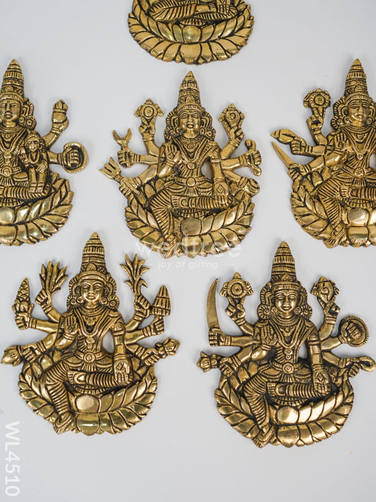 Brass Ashtalakshmi Idol - Wl4510 Figurines