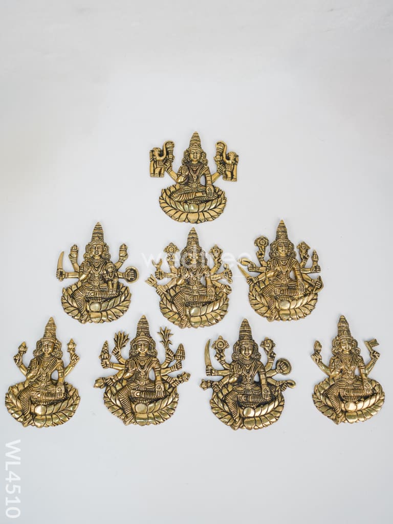 Brass Ashtalakshmi Idol - Wl4510 Figurines