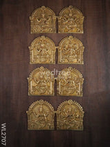 Brass Ashtalakshmi Plate - Wl2707 Figurines